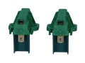 Uhlíkové kartáče do motoru pračky 4,95 x 12,35 x 33 mm s držákem, pár