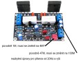 100W NF mono zesilovač modul s tranzistory 2SC5200 a 2SA1943