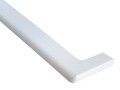 Plastová lišta přední hrany skleněné police do lednice 49 cm
