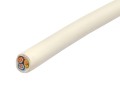 Síťový kabel 3x0,75 mm² lanko H05VV-F bílý PVC metráž