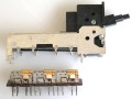 Dvoupolohový přepínač radiomagnetofonu 6 sekcí 2x12 pin ALPS