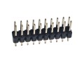 Dvouřadá kolíková lišta přímá 20 pinů 2.54mm rozteč