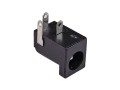 Úhlový napájecí konektor 5.5 x 2.1 mm pro plošný spoj, pájecí