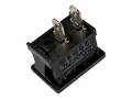 Kolébkový vypínač černý 6A / 250V ON-OFF pro masomlýnek