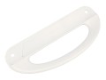 Bílé madlo dveří lednice s mrazákem 4055121018 pro Aeg, Electrolux, Zanussi