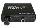 Digitální audio převodník 1x Toslink/SPDIF na 2x RCA a sluchátkový výstup s regulací