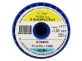 Pájka cínová Sn62Pb37Cu1 1,0 mm 250 g cívka s tavidlem
