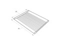 Originální rošt do trouby C00869430 pro BEKO, GRUNDIG a ARCELIK