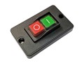 Elektromagnetický 4pinový spínač s rámečkem pro elektrické nářadí černý