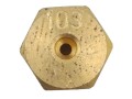 Tryska hořáku na zemní plyn pro plynový vařič Beko d=1,03 mm