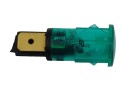 Zelená kulatá signalizační kontrolka 230V