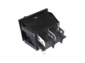 Dvojitý kolébkový vypínač 250V / 15A, 2x ON-OFF, černý s FASTON 6,3mm
