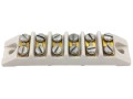 Keramický svorkový blok 105 x 24 x 20 mm, 8 pólů