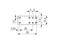 Elektromagnetické relé 12V DC, 2x přepínací kontakt, 8A/250V AC, 8A/30V DC