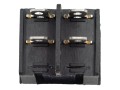 Dvoupólový kolébkový vypínač s doutnavkou 19,5 x 22 mm, 6A/250V, 10A/125V