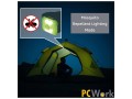LED čelovka PCW12B s nabíjením USB-C a světlem 200 lm