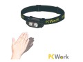Hybridní nabíjecí LED čelovka PCW12A s USB-C a IPX5, 200 lm