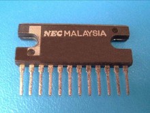 Koncový stupeň uPC1185H2 NF-KS 18V 4,5A 2x8W