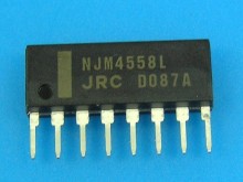 JRC NJM4558L dvojitý operační zesilovač