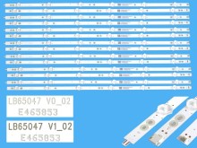 Kompletní LED podsvit sada pro Philips 65" LCD TV s 14 pásky DLED TOTAL ARRAY