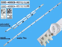 Sada LED podsvícení 830mm pro LCD TV Samsung 7 ks