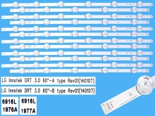 Sada LED podsvícení LG 60" AGF78401801AL s 12 pásky DLED TOTAL ARRAY
