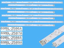 LED podsvit kompletní sada 8 pásků pro LG 49" LCD panel AGF79100101AL DLED TOTAL ARRAY