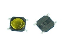 Membránové mikrotlačítko SMD 5x5 mm s výškou 0,8 mm