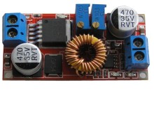 Nastavitelný step-down DC-DC měnič 1,2–30V / 1,5A s režimy CV a CC