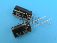 Elektrolytický kondenzátor Nichicon VR 1000uF 35V 85°C