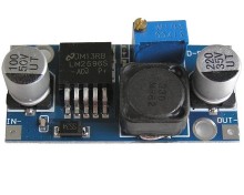 Nastavitelný step-down modul 1,2 - 37V / 1,5A (3A) s SMD elektrolytickým kondenzátorem