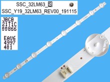 LED podsvícení LCD panelu 600mm, 8 LED diod, typ AGF79058902AL