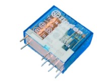 Elektromagnetické relé 12V DC 2x přepínací kontakty 5A 230V G2R2-12V Finder