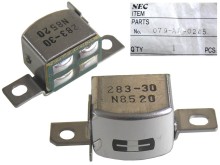 Stereo hlava 210 ohm NEC 079-AA-0245 / 283-30 s krátkou montáží pro kazetové magnetofony