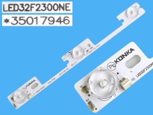 LED podsvícení 208 mm s 3 LED diodami pro LCD panel