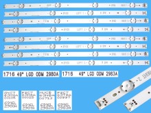 Sada LED podsvícení LG AGF79045601 s 8 pásky pro 49" LCD TV