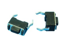 Mikrospínač tlačítkový 6 x 3.5 mm s výškou 4.3 mm TACT-34N