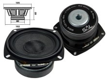 Basový a středobasový reproduktor SAL SBX1010/BK 8 ohm 50 W