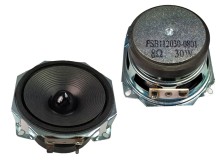Širokopásmový reproduktor 8 Ω, 30 W, 66x66x45 mm