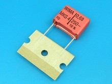 Polyesterový kondenzátor 680nF 250V RM15mm MKS4