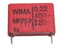 Impulzní kondenzátor 220nF 400V MKS4 s roztečí 22,5 mm