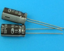 Elektrolytický kondenzátor 100uF 16V 105°C Samwha RD