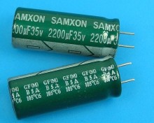 Elektrolytický kondenzátor 2200uF 35V 105°C Samxon GF