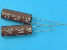 Elektrolytický kondenzátor 470uF 50V 105°C Nippon KY typ pen