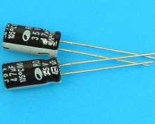 Elektrolytický kondenzátor 47uF 35V 105°C Samwha RD