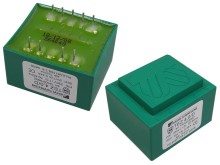 Síťový transformátor do plošného spoje 4VA 230V/9V