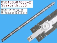 LED podsvícení LCD panelu 813mm s 7 LED diodami