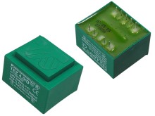 Síťový transformátor do plošného spoje 230 V / 2x6 V - 4 VA