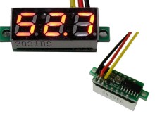 Digitální panelové měřidlo napětí 0-100V LED mini