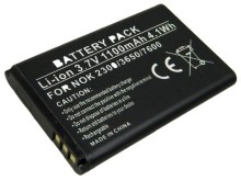 Náhradní Li-Ion akumulátor 3,6V 1100mAh BL-5C pro telefony Nokia